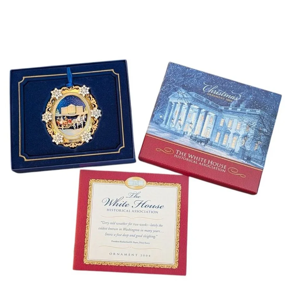 NEW 2004 The White House Historical Association Christmas Ornament